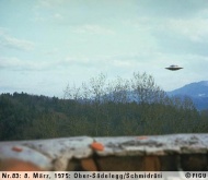 Demonstration flight conducted by Semjase's beamship at Ober-Sadelegg, Canton of Zürich, Switzerland on 8th March 1975. See Contact Reports listed by date